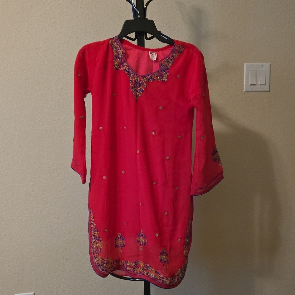 Elegant Pink Kids Formal Dress